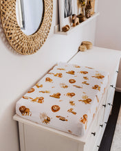 Load image into Gallery viewer, Lion l Bassinet Sheet / Change Pad Cover - Snuggle Hunny Kids
