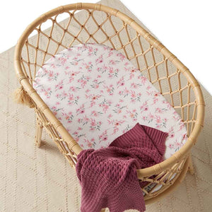 Camille l Bassinet Sheet / Change Pad Cover - Snuggle Hunny