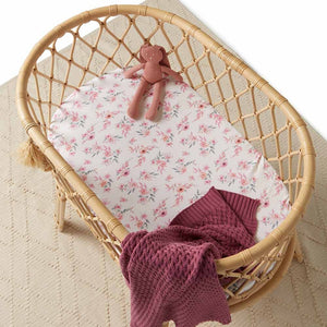 Camille l Bassinet Sheet / Change Pad Cover - Snuggle Hunny