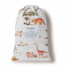 Load image into Gallery viewer, Dino l Bassinet Sheet / Change Pad Cover - Snuggle Hunny
