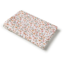 Load image into Gallery viewer, Snuggle Hunny l SPRING FLORAL l Organic Muslin Wrap
