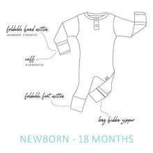 Load image into Gallery viewer, Biscuit Growsuit - Organic Clothing by Snuggle Hunny Kids
