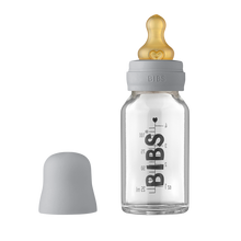 Load image into Gallery viewer, Bibs Baby Glass Bottle Set 110ml Cloud
