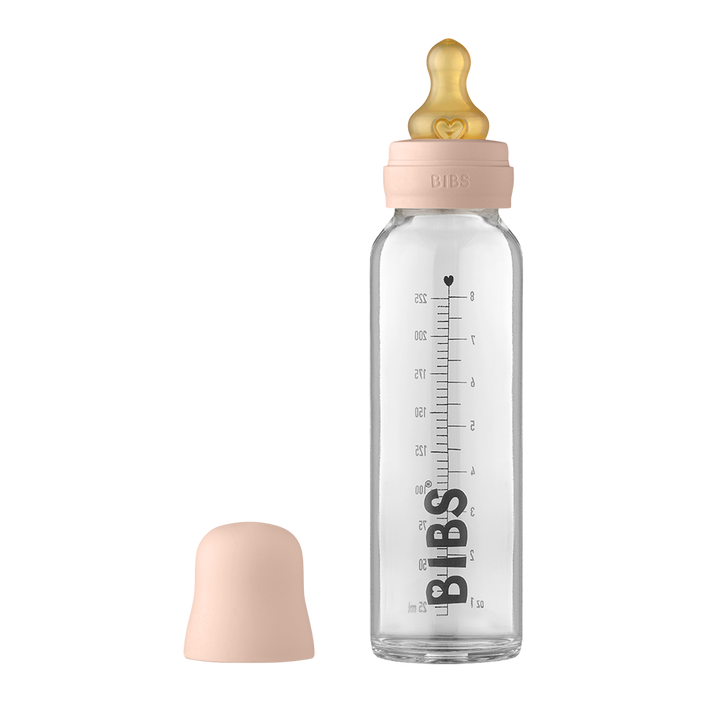 Bibs Baby Glass Bottle Set 225ml Blush