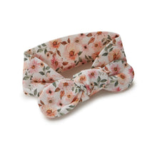 Load image into Gallery viewer, Spring Floral  | Baby Jersey Wrap &amp; Topknot Set - Snuggle Hunny
