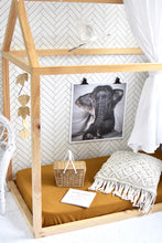 Load image into Gallery viewer, Bronze l Fitted Cot Sheet - Snuggle Hunny Kids
