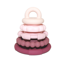 Load image into Gallery viewer, Jellystone Rainbow Stacker &amp; Teething Toy
