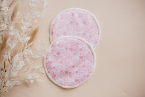 Re-usable Breast Pads - DUSTY FLORAL - My Little Gumnut