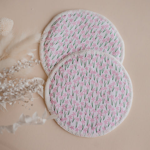 Re-usable Breast Pads - FLOWERING BLOOM - My Little Gumnut