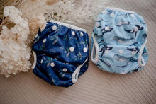 Load image into Gallery viewer, My Little Gumnut - BOHO NAVY - swimming nappy (3-18months)
