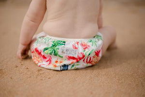 My Little Gumnut - TROPICAL OASIS - swimming nappy (3-18months)