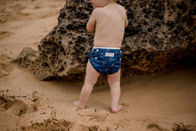 Load image into Gallery viewer, My Little Gumnut - BOHO NAVY - swimming nappy (3-18months)
