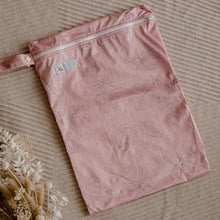 Load image into Gallery viewer, My Little Gumnut - MONSTERA Dusty Pink - Large Wet bag
