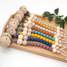 Load image into Gallery viewer, Pale Olive - Naturals Silicone Dummy Holder (preorder due feb) - Green Lily 
