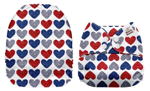 Mama Koala -  Hearts - Green Lily 