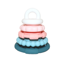 Load image into Gallery viewer, Jellystone Rainbow Stacker &amp; Teething Toy
