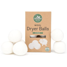 Load image into Gallery viewer, Wool Dryer Balls 6 Pack with Storage Pouch
