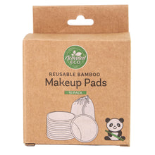 Load image into Gallery viewer, Reusable Bamboo Make-up Pads - Pack of 10 with wash bag - Activated Eco
