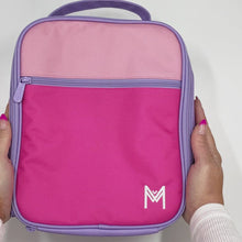 Load image into Gallery viewer, MontiiCo Large Insulated Lunch Bag - Pink Colour Block
