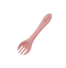 Load image into Gallery viewer, Mini &amp; Boo - Silicone Fork - Green Lily 
