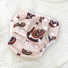 Load image into Gallery viewer, My Little Gumnut - RAINBOW - swimming nappy (3-18months) - Green Lily 
