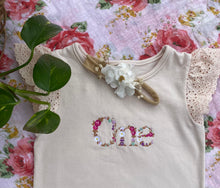 Load image into Gallery viewer, Floral ONE First Birthday outfit

