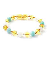 Load image into Gallery viewer, Lion + Lamb the Label AMBER BRACELET - MOON
