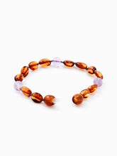 Load image into Gallery viewer, Lion + Lamb the Label AMBER BRACELET - AMETHYST
