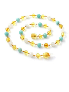 Lion + Lamb the Label AMBER NECKLACE - MOON