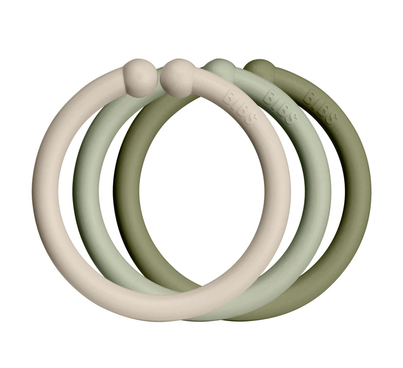 BIBS Loops (12 Pcs) - Vanilla / Sage / Olive