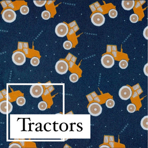 Name Tags for Cloth Nappies - TRACTORS