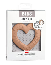 Load image into Gallery viewer, BIBS Baby Bite Teething Toy - Heart Peach
