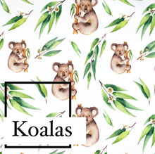 Load image into Gallery viewer, 4 x Wet Bag Tags  - KOALAS
