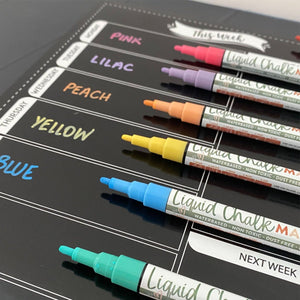 Fine Tip Best Blush 1mm Wet Wipe Chalk Markers