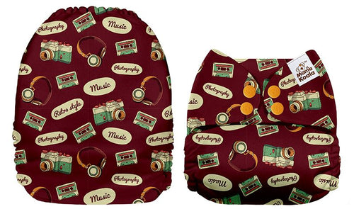 PREORDER - MAMA KOALA - Retro Burgundy (Due April  2021) - Green Lily 