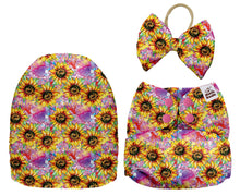 Load image into Gallery viewer, PREORDER - MAMA KOALA - Sunflowers MINKY (Due Feb 2021) - Green Lily 
